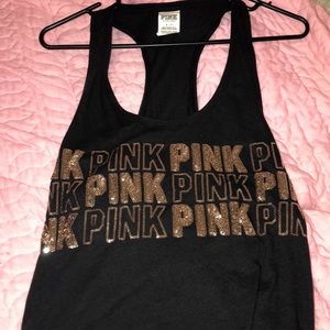 Victoria’s Secret PINK black tank top